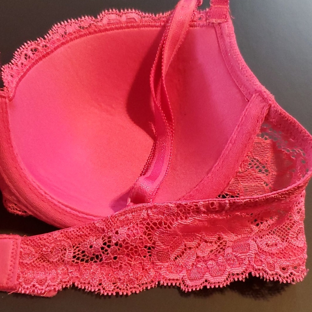 Hot pink Victoria's Secret Bra - Sz 34C - Picture 6 of 11